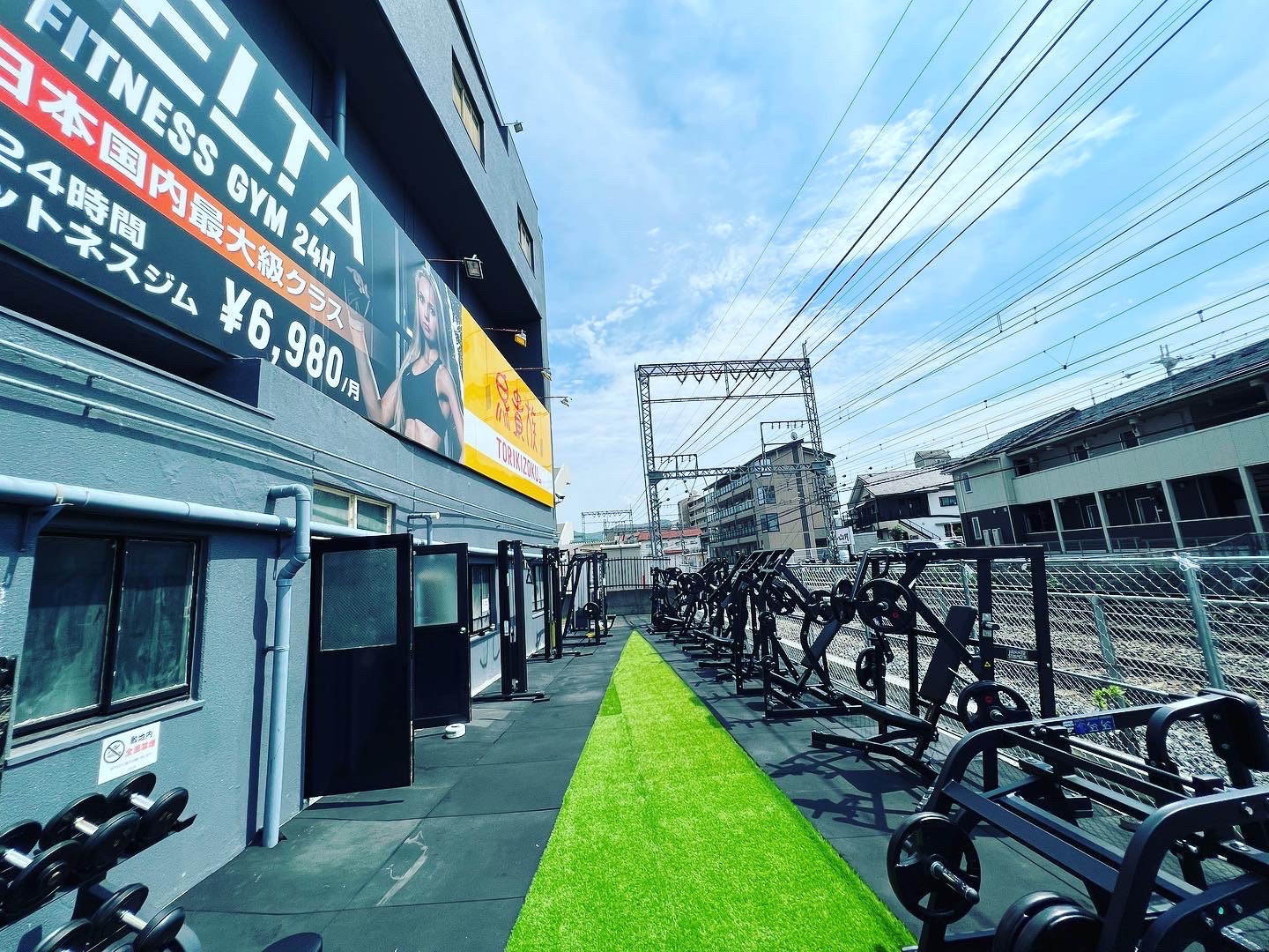 DELTAFITNESS 24hGYMの内観